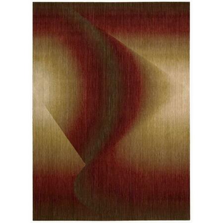NOURISON Radiant Arts Area Rug Collection Ruby 3 Ft 6 In. X 5 Ft 6 In. Rectangle 99446396129